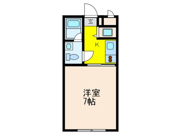 パラド－ル北加賀屋の物件間取画像